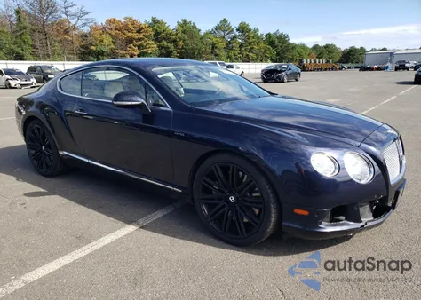 2013 Bentley Continental Gt Speed from USA, damaged, VIN SCBFC7ZA4DC084868